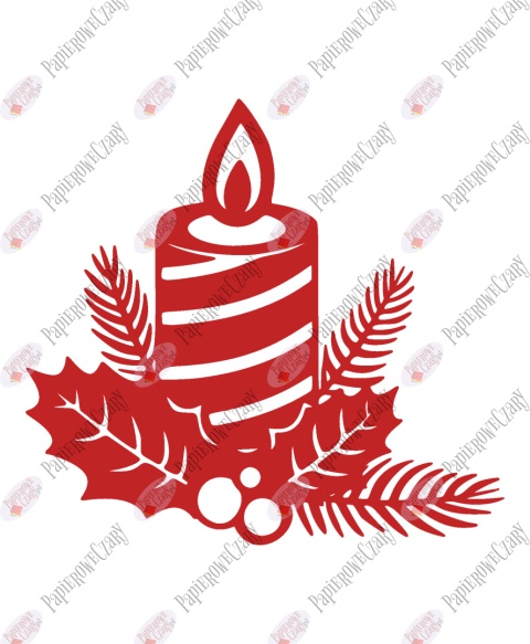 Świeca 1 Dekoracje z papieru