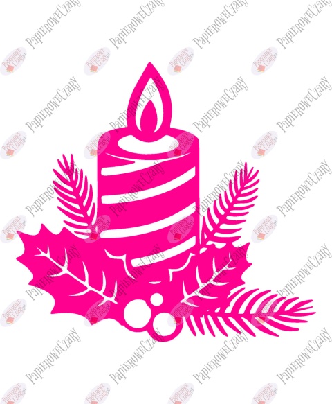 Świeca 1 Dekoracje z papieru