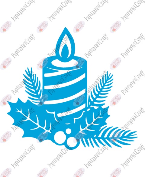 Świeca 1 Dekoracje z papieru