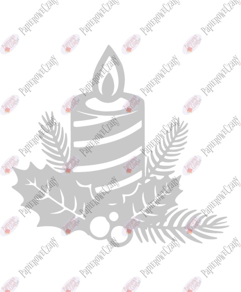 Świeca 1 Dekoracje z papieru