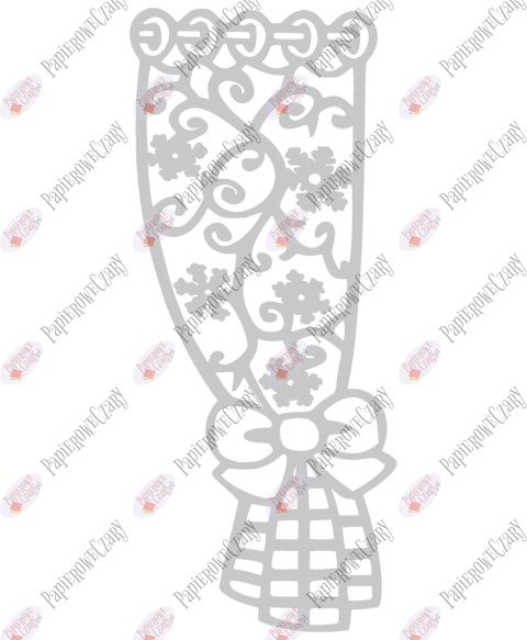 Zasłonka zimowa 1 Dekoracje z papieru