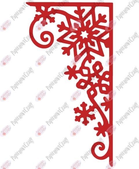 Zasłonka zimowa 2 Dekoracje z papieru