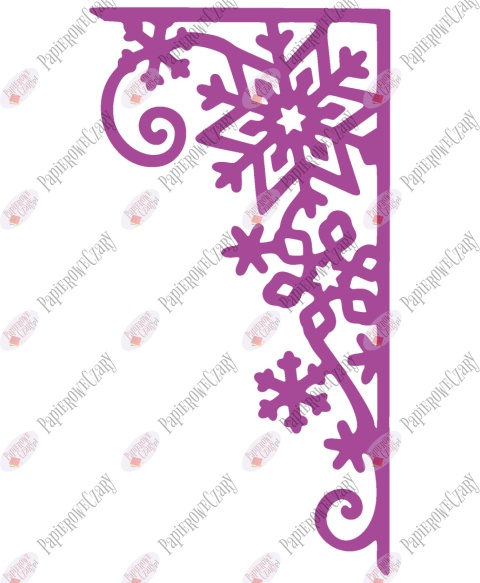 Zasłonka zimowa 2 Dekoracje z papieru