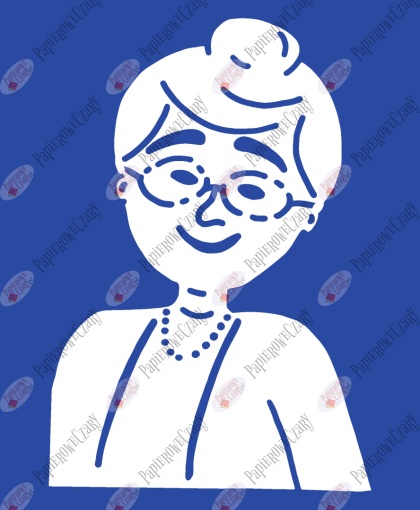 Babcia 1 Dekoracje z papieru
