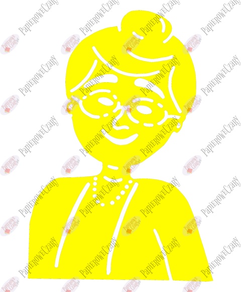 Babcia 1 Dekoracje z papieru