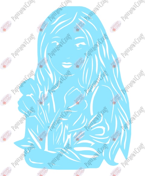 Kobieta 1 Dekoracje z papieru