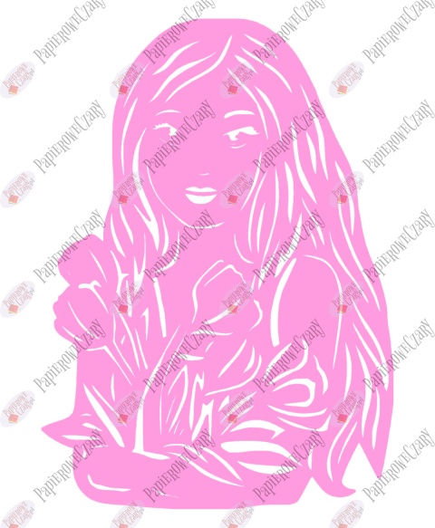 Kobieta 1 Dekoracje z papieru