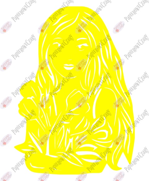 Kobieta 1 Dekoracje z papieru