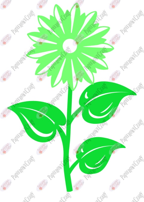 Kwiat 12 Dekoracje z papieru