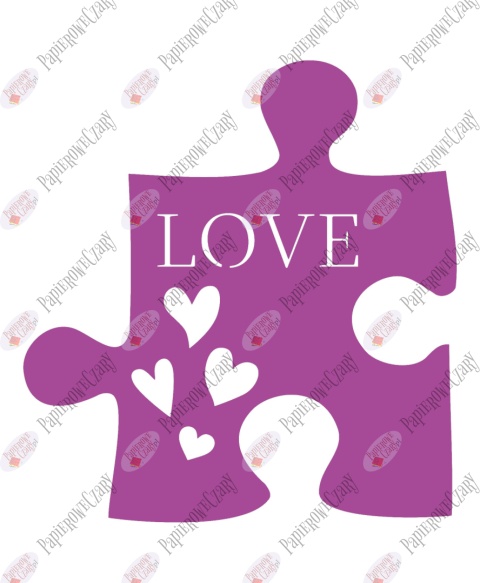 Puzzel serce 2 Dekoracje z papieru