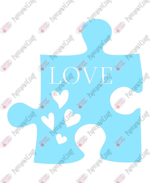 Puzzel serce 2 Dekoracje z papieru