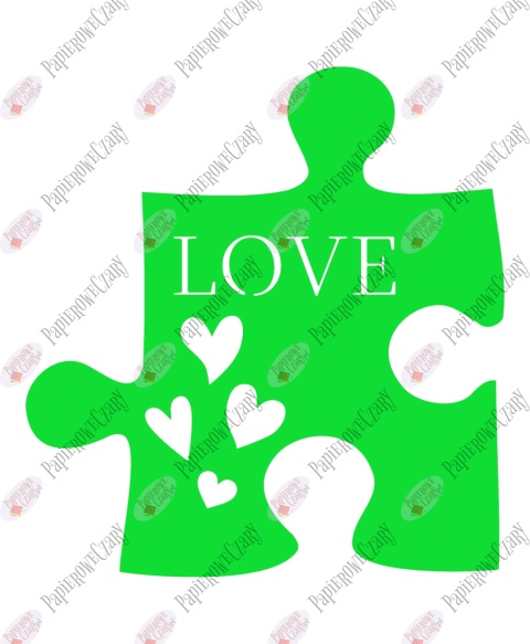 Puzzel serce 2 Dekoracje z papieru