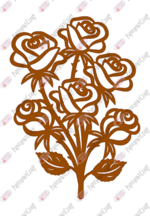 Róża 1 Dekoracje z papieru