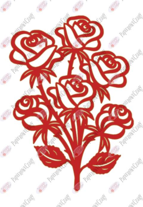 Róża 1 Dekoracje z papieru