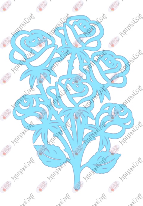 Róża 1 Dekoracje z papieru