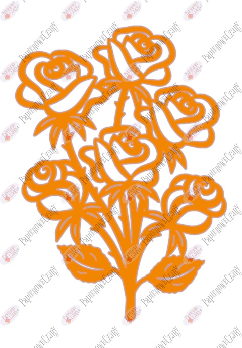 Róża 1 Dekoracje z papieru