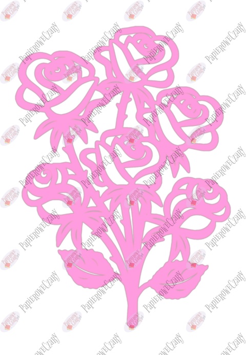 Róża 1 Dekoracje z papieru