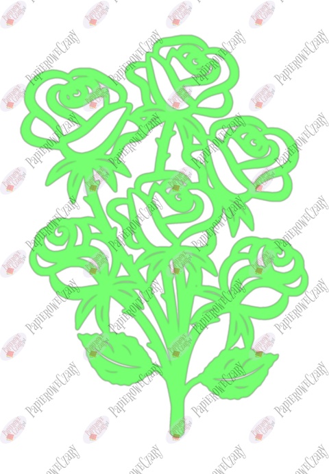 Róża 1 Dekoracje z papieru