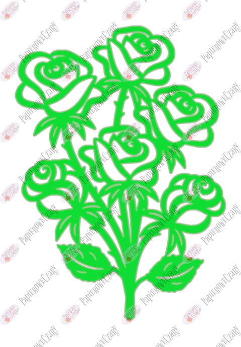 Róża 1 Dekoracje z papieru