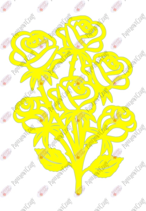 Róża 1 Dekoracje z papieru