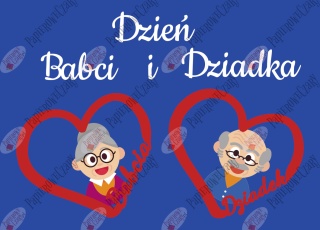 Zestaw 181 Dzień Babci i Dziadka Dekoracje z papieru