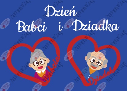 Zestaw 181 Dzień Babci i Dziadka Dekoracje z papieru