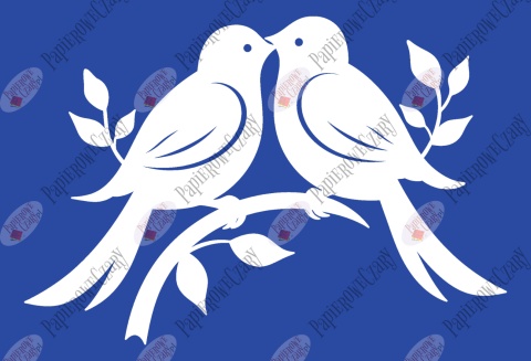 Ptaszek 8 Dekoracje z papieru