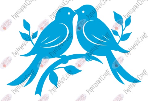 Ptaszek 8 Dekoracje z papieru