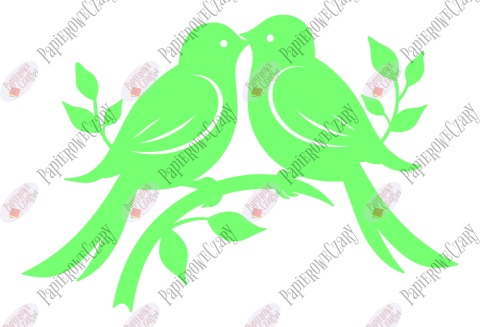 Ptaszek 8 Dekoracje z papieru