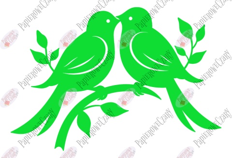 Ptaszek 8 Dekoracje z papieru