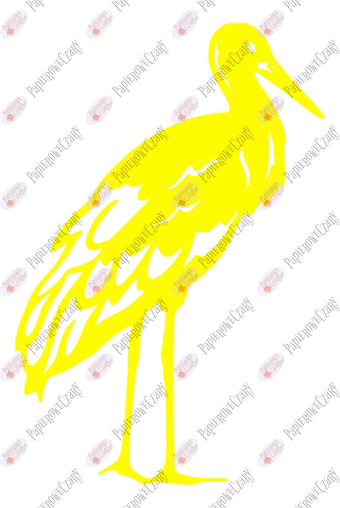 Bocian 1 Dekoracje z papieru