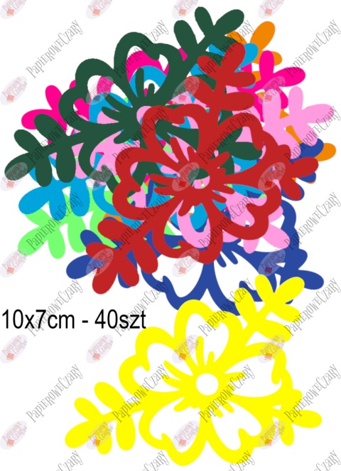 Kwiat 2 Pakiet Dekoracje z papieru