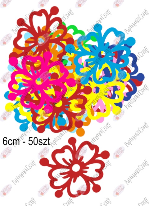 Kwiat 1 Pakiet Dekoracje z papieru