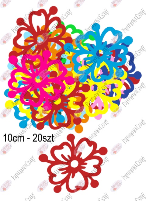 Kwiat 1 Pakiet Dekoracje z papieru