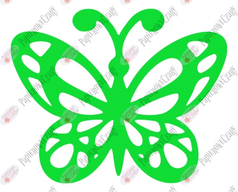 Motyl 6 Dekoracje z papieru