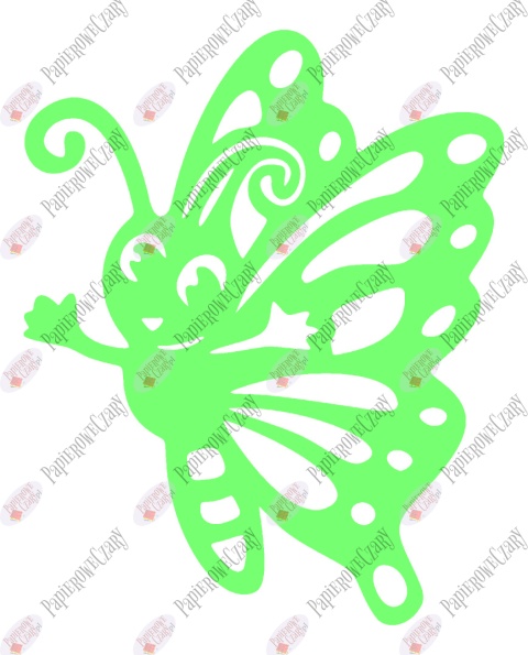 Motyl 14 Dekoracje z papieru