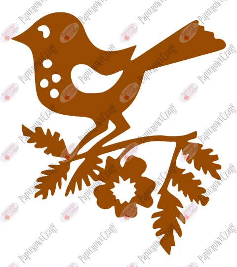 Ptaszek 5 Dekoracje z papieru