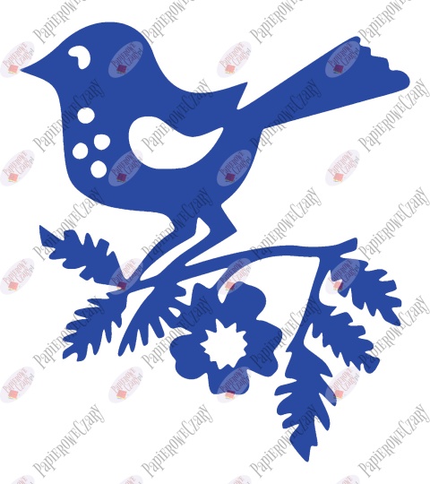 Ptaszek 5 Dekoracje z papieru