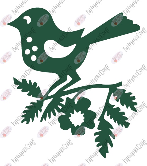 Ptaszek 5 Dekoracje z papieru