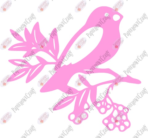 Ptaszek 6 Dekoracje z papieru