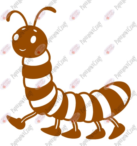 Stonoga 1 Dekoracje z papieru