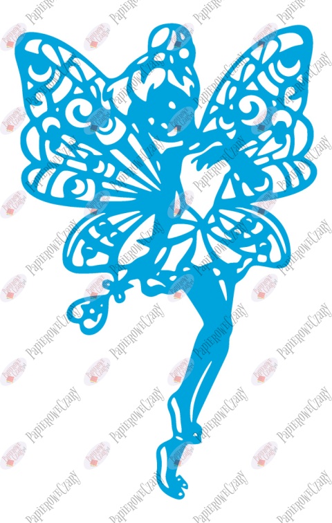 Wróżka 6 Dekoracje z papieru