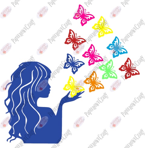 Zestaw 2 Dekoracje z papieru