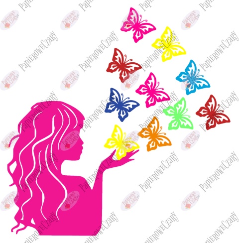 Zestaw 2 Dekoracje z papieru