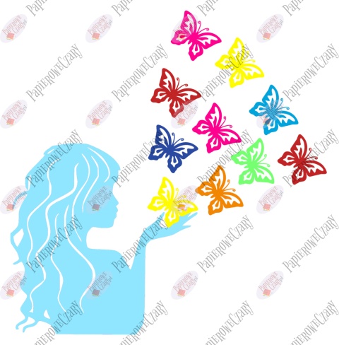 Zestaw 2 Dekoracje z papieru