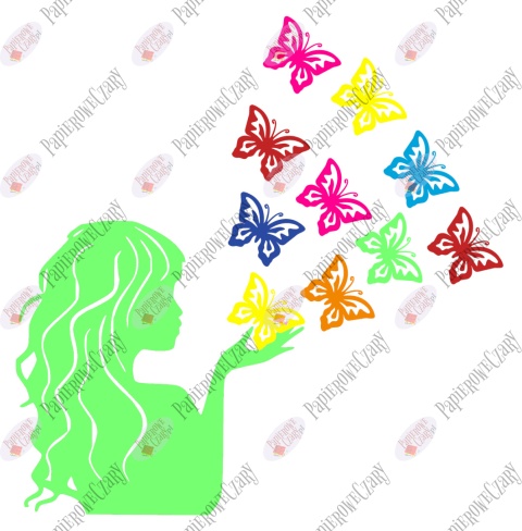 Zestaw 2 Dekoracje z papieru