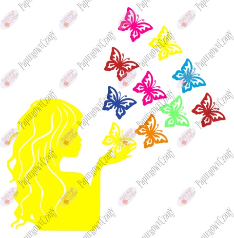 Zestaw 2 Dekoracje z papieru