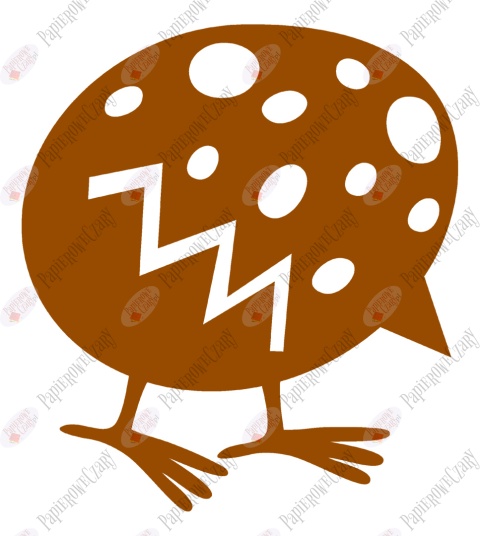 Jajko Kurczak 2 Pisanka Dekoracje z papieru