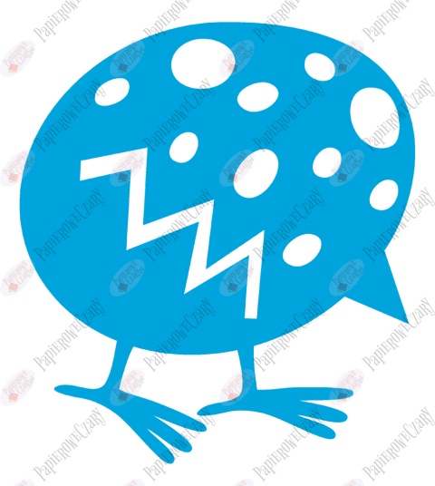 Jajko Kurczak 2 Pisanka Dekoracje z papieru