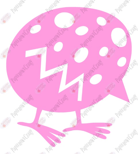 Jajko Kurczak 2 Pisanka Dekoracje z papieru